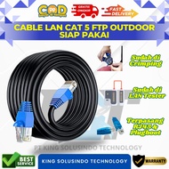Outdoor Cat5e LAN Cable 60 Meters Free RJ45 NYK And Plugboot FTP LAN Cable 60M 60Meter