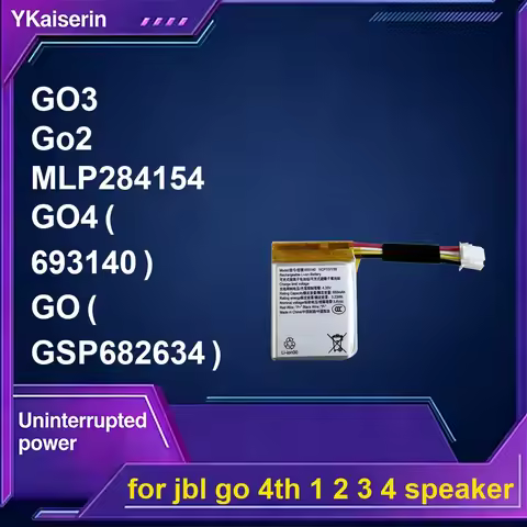 Battery Safe GO3 GO4 ( 693140 ) GO2 MLP284154 730-900mAh For Jbl GO 4TH 1 2 3 4 Speaker