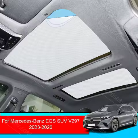 Car Electrostatic Adsorption Sunroof Sunshade For Mercedes-Benz EQS SUV V297 2023-2026 Heat Insulati