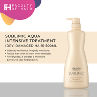Shiseido Professional Sublimic Aqua Intensive Treatment For Dry, Damaged Hair 500ml