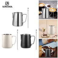 [Colaxi1ddMY] Milk Pitcher, Espresso Pitcher, 11.8" Stainless Steel Latte Art Cup, Tool for Latte Ar