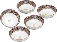 Nakamaru K9-217 "Kyutani Ware" No. 4 Small Bowl Set, Rabbit