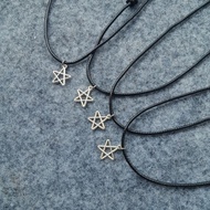 Star necklace // y2k star necklace // hip hop necklace