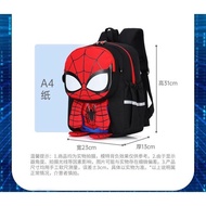 EASY WEARHOUSE 31cm Kids Boys 3D Backpack School Bag Nursery Bag Spiderman Ironman Captain America