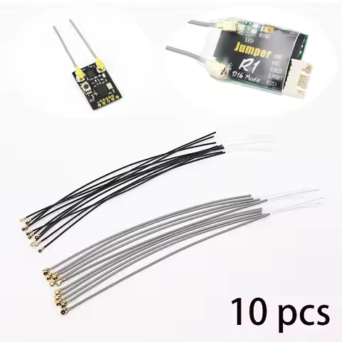 10Pcs 15cm IPX4 / IPX1 Receiver Antenna XM / XM Plus R-XSR compatible For RC FPV Drone Frsky Jumper 