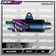 Yamaha MX King MX Old MX Racing Exhaust Silincer New Type MP2 Black Inlet 50