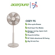 ACERPURE COZY F5 AF555-20R SILENT AIR CIRCULATO STAND FAN - BROWN PINK