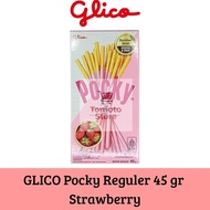 [ TOMOTOSTORE ] GLICO Pocky Regular - Strawberry 45 gr
