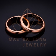 แหวนโรสโกลด์ pink gold แหวนนาค แหวนเกลี้ยง แหวนปลอกมีด ชุบด้วยนาค 100% คุณภาพส่งออก โดยช่างฝีมือเยาวราช