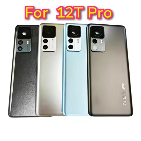 Mi 12t Glass For Xiaomi 12T Pro Battery Cover Xiaomi 12T Replacement Rear Housing Door With Adhesive
