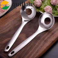 QUILLAN Meatball Maker Spoon, Hangable with Round Hole Croquettes Meatball Spoon Mold, Household Sta