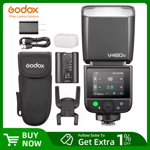 Godox Ving V480 C/S/N TTL On-Camera Flash for Sony for Canon for Nikon pk V860III TT520III V1PRO