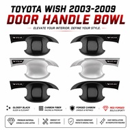 Vemart toyota wish 2003-2009 car handle bowl accessories