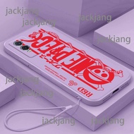 เคส VIVO Y76S-5G เคส Y76-5G หนึ่งชิ้นสีแดง Sever เคสโทรศัพท์ซอฟท์ๆสไตล์ทีพียูเคสโทรศัพท์