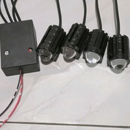 Package of 4 Led light Bar Led Grill Led Bumper Led Shoot Car Motorcycle 12 VOLT