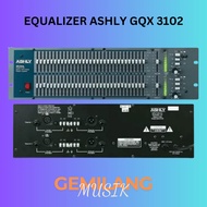 ASHLY GQX 3102 GQX3102 EQUALIZER 2 X 31 CHANNEL GRADE A