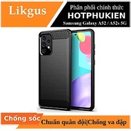 Ốp lưng chống sốc vân kim loại cho Samsung Galaxy A52 / Galaxy A52s 5G hiệu Likgus (chuẩn quân đội, 