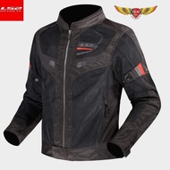 LS2 Garda Air Men Jacket Black Red Motorcycle riding jacket