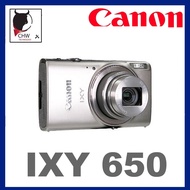 CANON IXY 650 IXY650 ( IMPORTED SET SIMILAR IXUS 285HS ) SILVEL WIFI COMPACT CAMERA FEE 64GB & CASE
