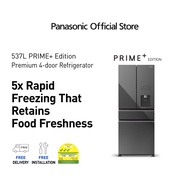 Panasonic Prime+ Edition 4 Doors Refrigerator with PrimeFresh and PrimeFreeze NR-YW590YMMS (537L)
