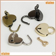 ELAINE Heart Shape Padlock Wedding Travel  Key Lock