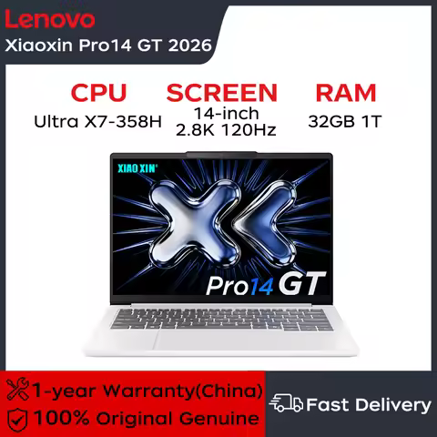 2026 New Lenovo Xiaoxin Pro 14 GT AI Yuanqi Lightweight laptops 14"2.8K OLED 120Hz Ultra X7-358H 32G