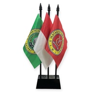Lancar Jaya Adventing Three-Pole Table Flags 3-Hole Table Flags Country Flags Pkk Flags Organization