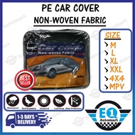 PE Car Cover Protection Resistant Waterproof Rain Dust (M/ L/ XL/ XXL/ 4X4/ MPV)