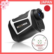 Compact Golf Laser Rangefinder with LCD Display, 0.05s Fast Measurement, 6.5x Optical Zoom, 1000m/10