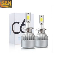 C6 LED lights H7 H8 H9 H11 H16 HB3 HB4 9005 9006 PRICE PAIR