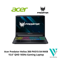 Acer Predator Helios 300 PH315-54-94XB 15.6" QHD 165Hz Gaming Laptop (I9-11900H, 32GB, 1TB SSD, RTX3060 6GB, W11)