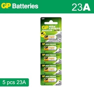 GP 23A 12V Alkaline Battery GP High Voltage Battery-  5pcs Pack