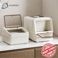 Kotak Simpanan Beras 5KG/10KG Berkualiti Tinggi | Bekas Beras Kedap Udara, Anti Serangga & Kalis Lem