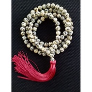 Dalmatian Stone Rosary Necklace