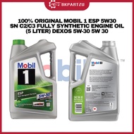 100% ORIGINAL MOBIL 1 ESP 5W30 SN C2/C3 FULLY SYNTHETIC ENGINE OIL (5L) DEXOS 5W-30 5W 30