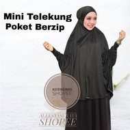 Mini Telekung Travel Poket Berzip / Mini Telekung Umrah Haji