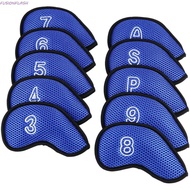 FUSIONFLASH Golf Club Cover Covers 10pcs Golf Head Cover Protector Case With Number Design 3,4,5,6,7