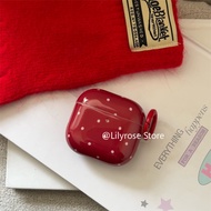 Christmas Casing AirPods 4 [2024] AirPods Pro2 Pro 3 2 1 Apple Wireless EarPods Protector Red Dot