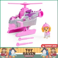 [sgstock] Paw Patrol, Rescue Knights Skye Transforming Toy Car with Collectible Action Figure, Kids Toys for Ages 3 and