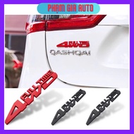 4WD Car Sticker for Car Decoration – Personality, Sporty 4WD Decal