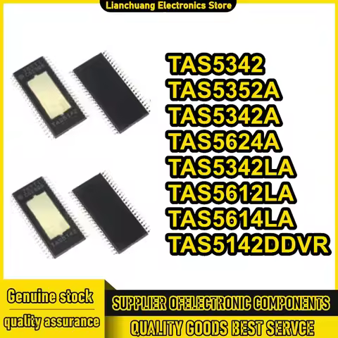 5PCS TAS5612LA TAS5612 TAS5614LA TAS5624A TAS5142DDVR TAS5342LA TAS5342A TAS5352ADDVR HTSSOP44 Class