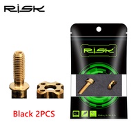 RISK M5 Ultralight Titanium Alloy Screw Transmission Concave Gasket Road Bike Front Derailleur Fixin