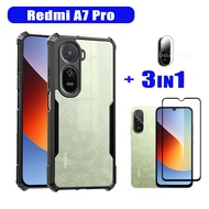 For Redmi A7 Pro Acrylic Phone Case RedmiA7Pro A5 A4 A3 A3X A3 Pro Tempered Glass Screen Protector a