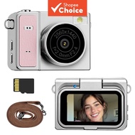 Mini Thumb Camera  48MP 2K Video Camera for Sharp Outdoor Food Photography and Creative Clips