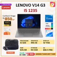 laptop lenovo v14 g3 i5 1235 ram 16gb 512ssd w11 14.0fhd - no bundle 8gb 512ssd