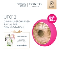 FOREO UFO 2 Supercharged Face Mask - Full LED Spectrum &amp; Red Light Therapy for Face | Face Moisturizer