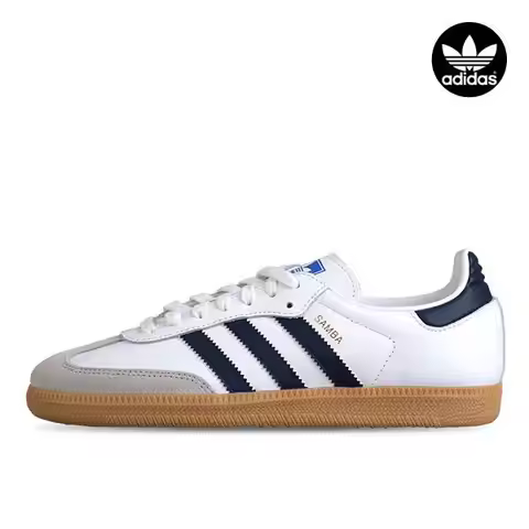 Adidas Originals Samba OG White Indigo Unisex Sneakers Athletic Shoes IF3814_