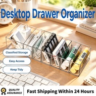 Cable Storage Box with Divider Desktop Wire Organiser for USB Cables Charger Adapter Stationery
