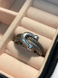 夏利豪 CHARRIOL 經典 雙環 鋼戒 戒指 💍 手飾 鋼索 馬蹄鐵