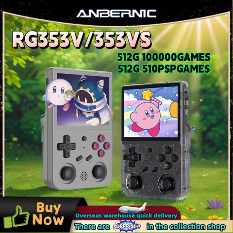 ANBERNIC RG353V RG353VS Retro Handheld Game Console 3.5 inch IPS Screen Android11 Linux OS Portable 